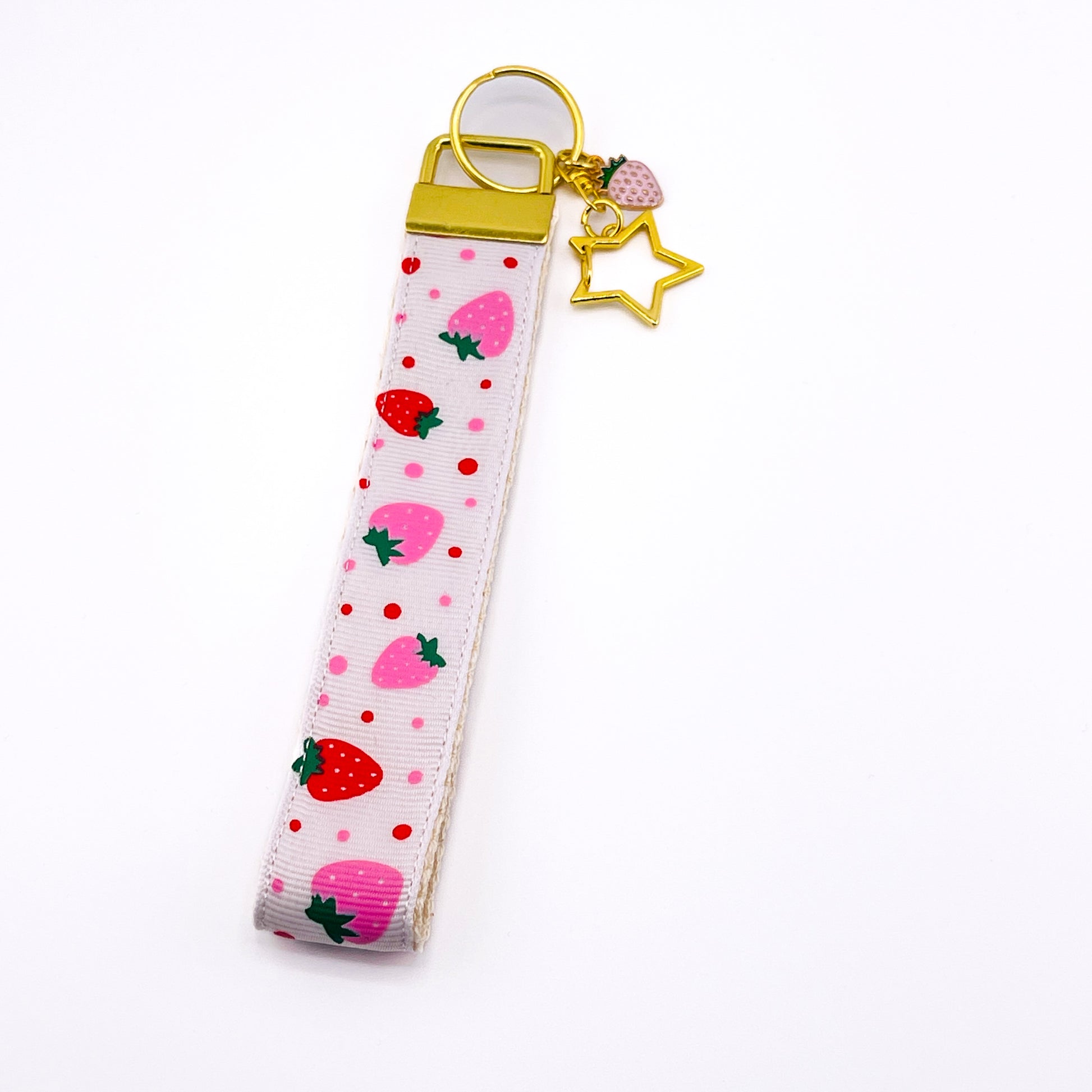 Dreamy Strawberry Wristlet