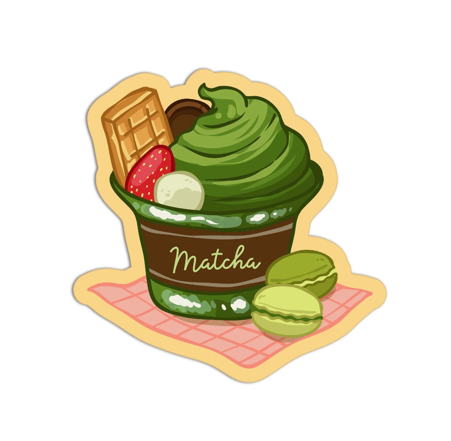 Matcha Cookies Sundae Sticker