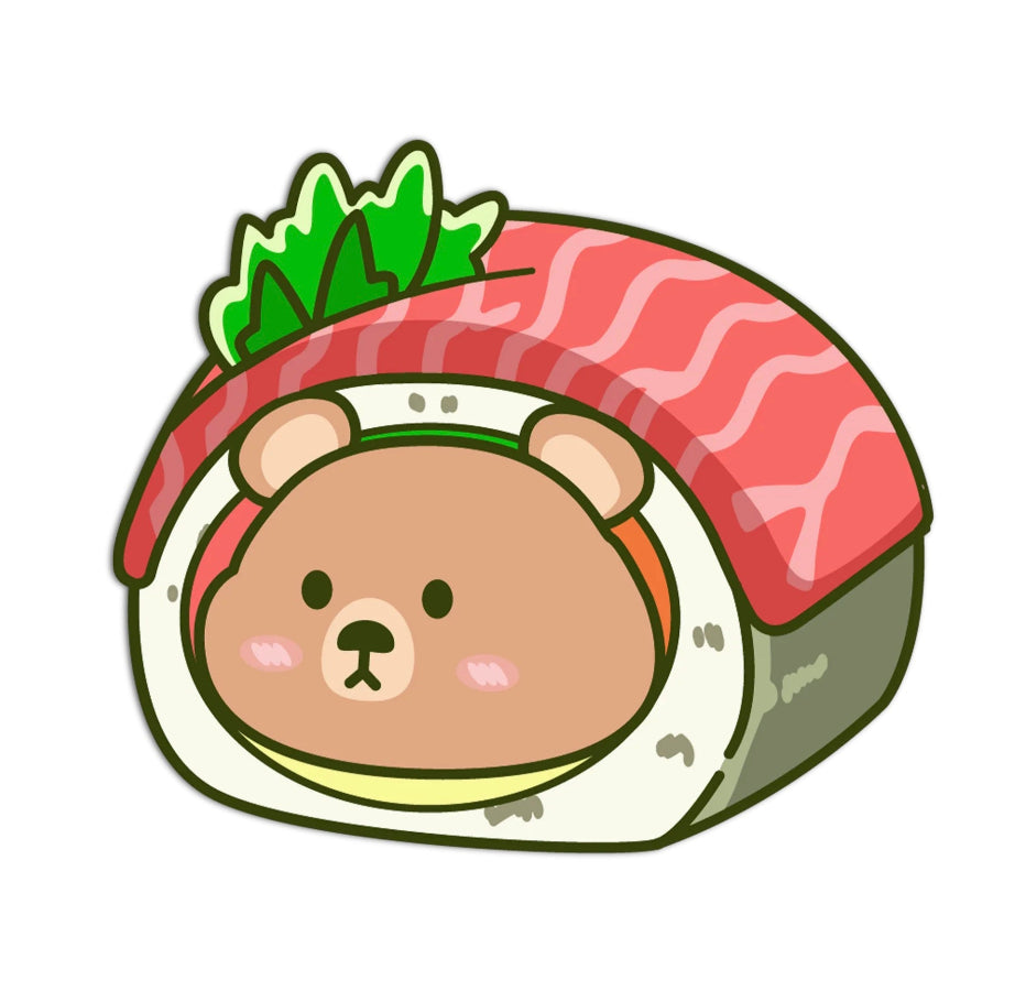 Tuna Roll Bear Sticker